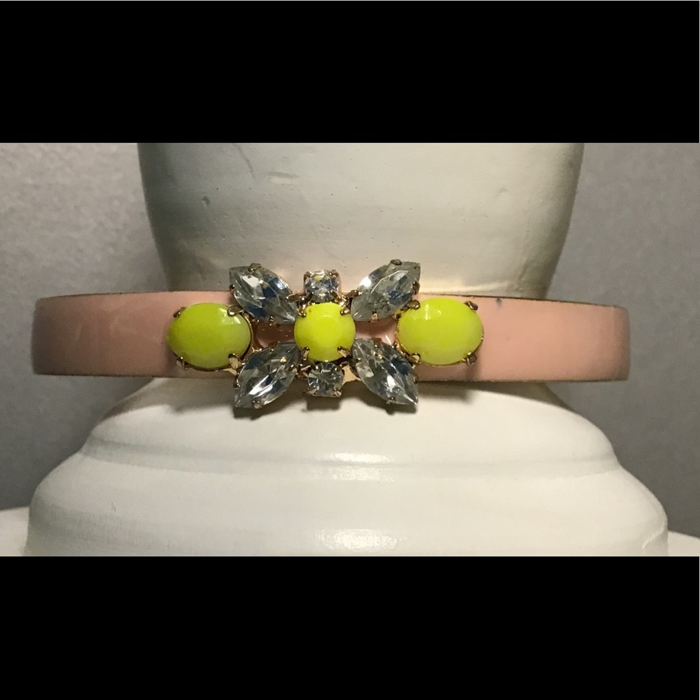 🇦🇷Pink & green/yellow neon beads, metal bracelet